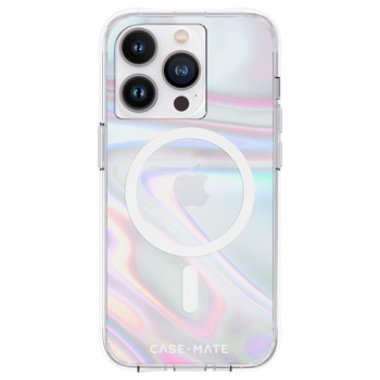 Case-Mate Soap Bubble MagSafe - Etui iPhone 14 Pro (Iridescent)