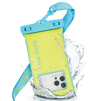 Case-Mate Waterproof Floating Pouch - Vodotěsné pouzdro pro smartphony do 6,7" (Citrus Splash)