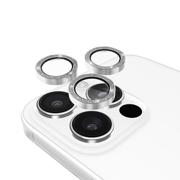 Case-Mate Aluminum Ring Lens Protector - Protective Glass for iPhone 16 Pro / iPhone 16 Pro Max Camera Lens (Twinkle)