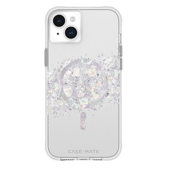 Case-Mate Karat MagSafe - Coque pour iPhone 15 Plus décorée de nacre (A Touch of Pearl)