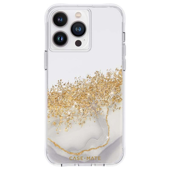 Case-Mate Karat - iPhone 14 Pro Max Hülle verziert mit Gold (Marmor)