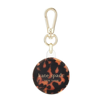 Kate Spade New York Keychain Holder - Protective pendant case for Apple AirTag (Tortoiseshell)