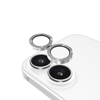 Case-Mate Aluminum Ring Lens Protector - Protective Glass for iPhone 16 / iPhone 16 Plus Camera Lens (Twinkle)