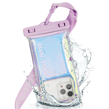 Case-Mate Waterproof Floating Pouch - Waterproof case for smartphones up to 6.7" (Soap Bubble)