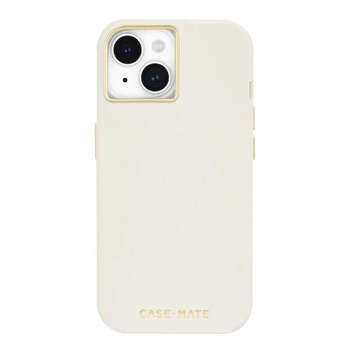 Silikonové pouzdro Case-Mate MagSafe pro iPhone 15 / iPhone 14 / iPhone 13 (béžové)