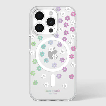 Kate Spade New York Protective MagSafe - iPhone 15 Pro Case (Scattered Flowers)